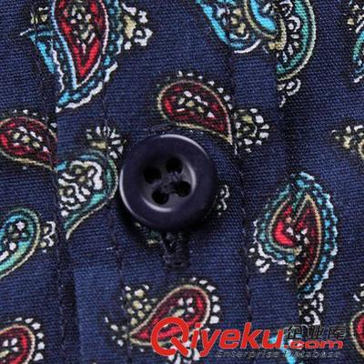 春季男士襯衫批發(fā)代理指南 韓版修身潮流商務(wù)休閑印花純棉襯衣